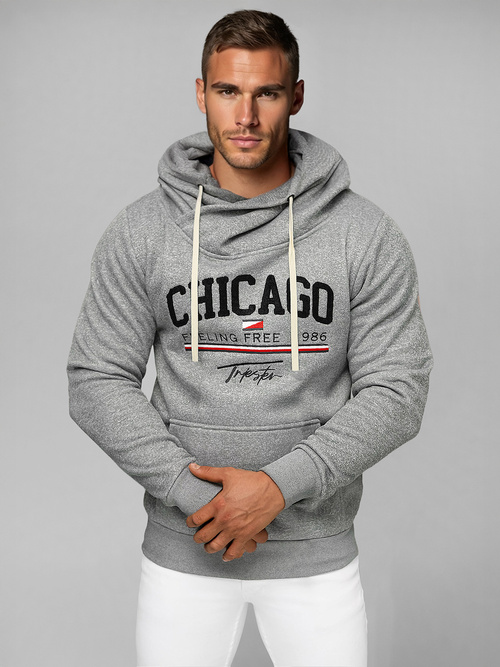 Sudadera de hombre siva OZONEE O/TT30508Z