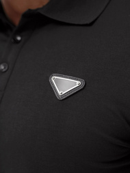 Polo de hombre negro OZONEE NB/MT3122