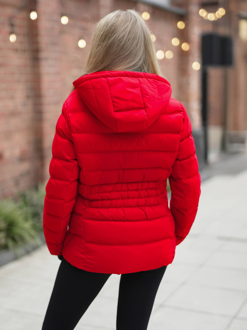 Chaqueta de mujer roja OZONEE JS/M769/270Z