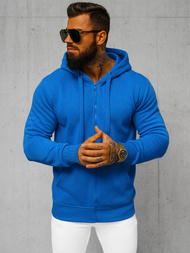Sudadera de hombre azul OZONEE JS/2008Z 