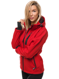 Chaqueta de mujer roja OZONEE N/4849