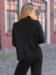 Conjunto de chándal de dos piezas negro OZONEE JS/53C5203/3