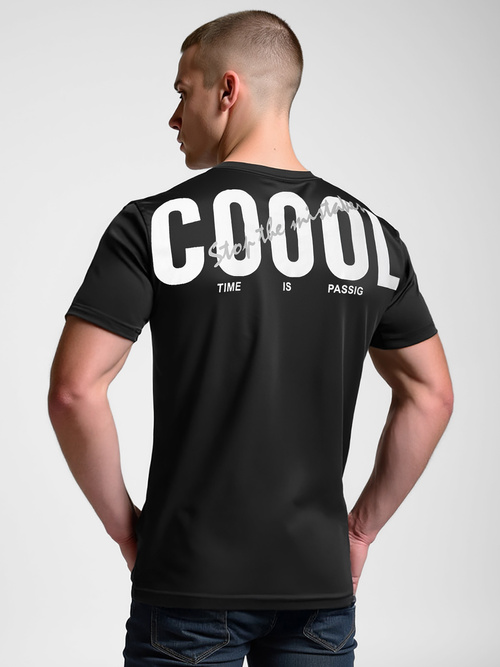 Camiseta de hombre negra OZONEE O/T1278/3Z