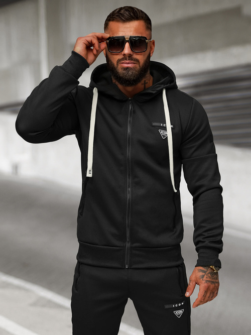 Chándal de hombre negro OZONEE O/LN11760