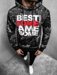 OZONEE JS/DD269Z Sudadera de hombre grafito