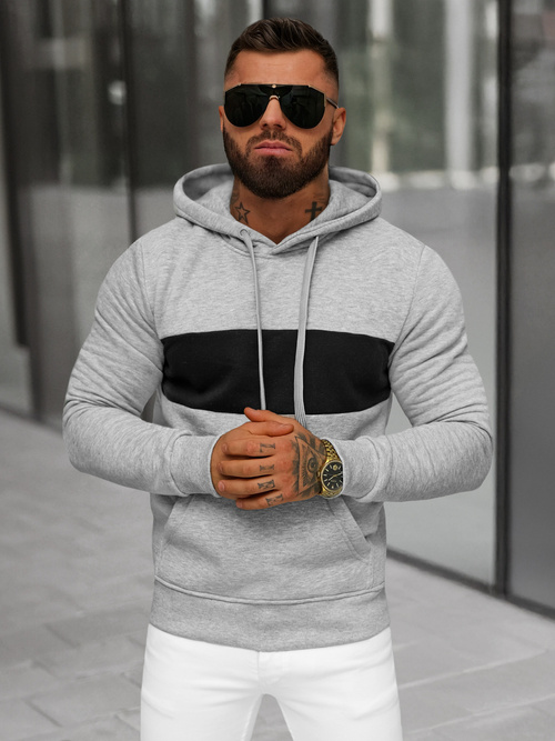 Sudadera de hombre siva OZONEE JS/8B1308/2
