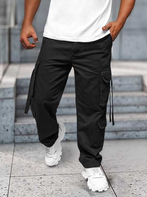 Pantalón de hombre negros OZONEE O/E9838N