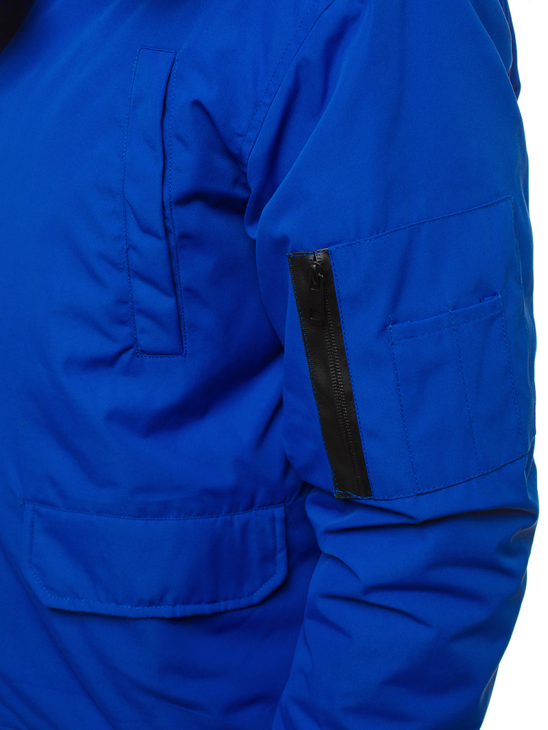 Chaqueta de hombre azul OZONEE JS/2019005