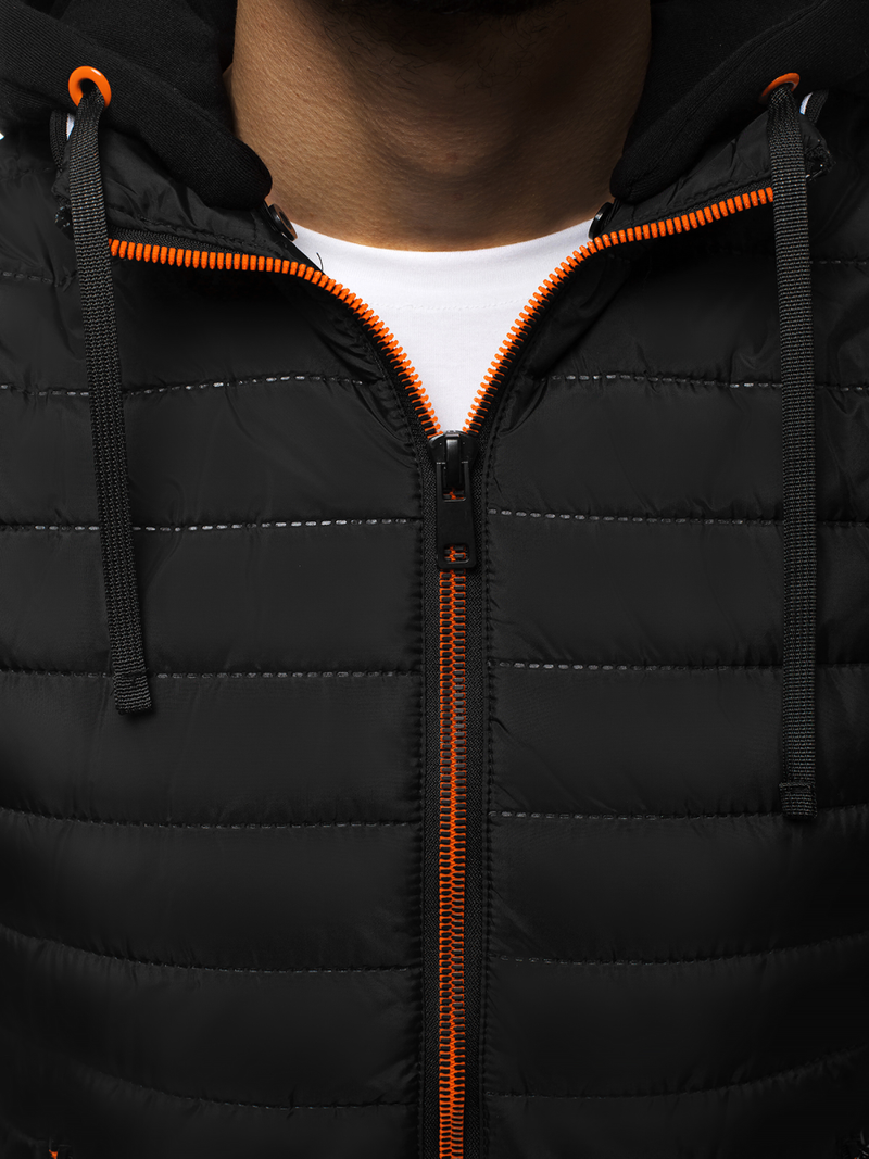 Chaleco de hombre negra OZONEE N/6102
