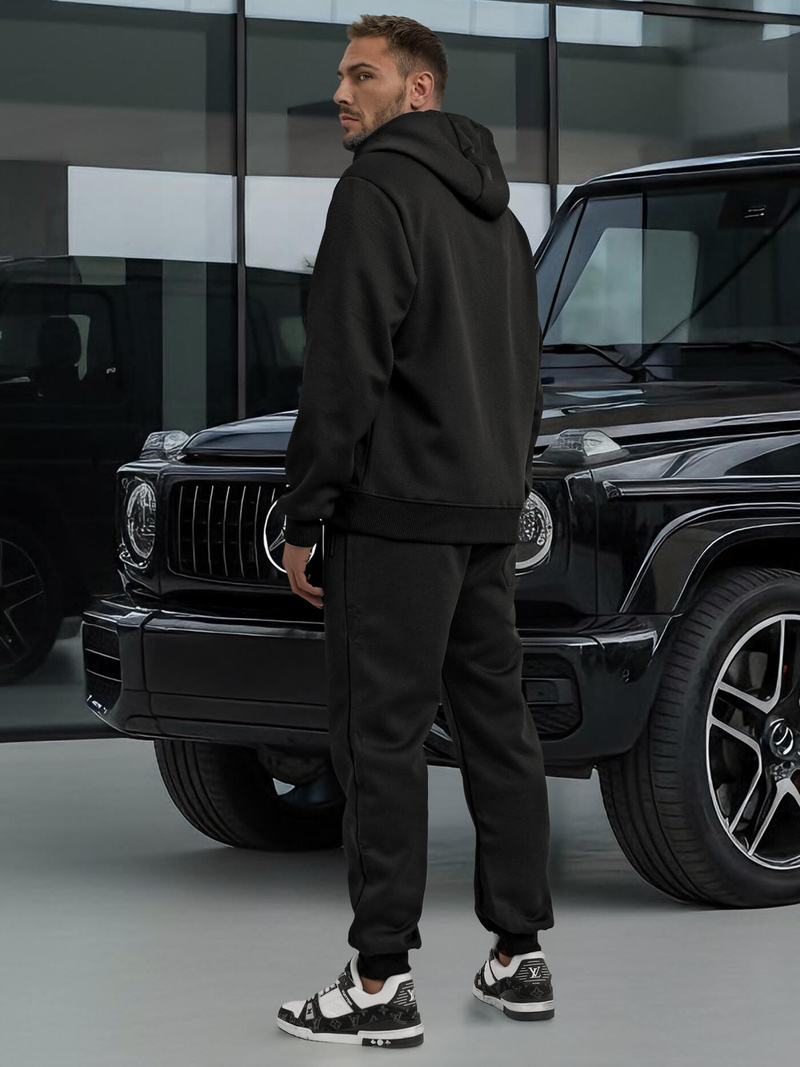 Chándal de hombre negro OZONEE O/3C582AB