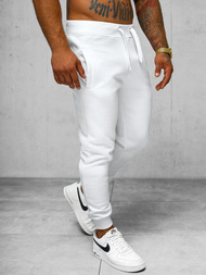 Pantalón de chándal de hombre blancos OZONEE JS/XW01Z