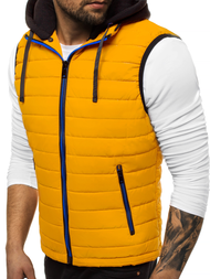 Chaleco de hombre amarilla OZONEE N/6102