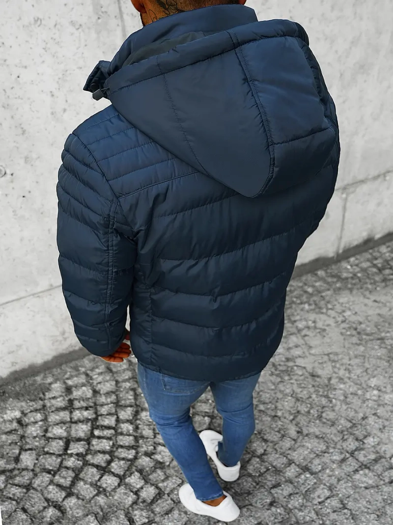 Chaqueta de hombre azul marino OZONEE JS/M806/215