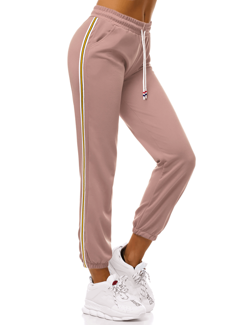 Pantalón de chándal para mujer rosa claro OZONEE JS/1020/B16