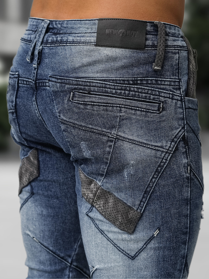 Vaqueros de hombre azul OZONEE NB/MP0045BZ