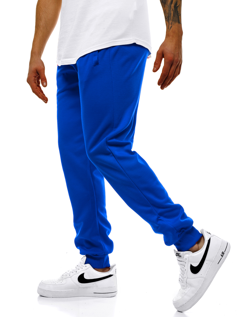 Pantalón de chándal de hombre cobalto OZONEE JS/JZ11001