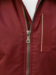 Chaqueta de hombre burdeos OZONEE O/X1026KZ