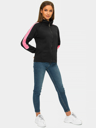 Sudadera de mujer negra OZONEE JS/B26038