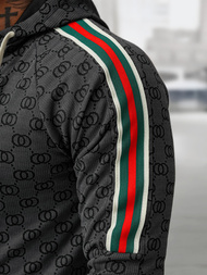 Chándal de hombre negro OZONEE O/FF5111AB