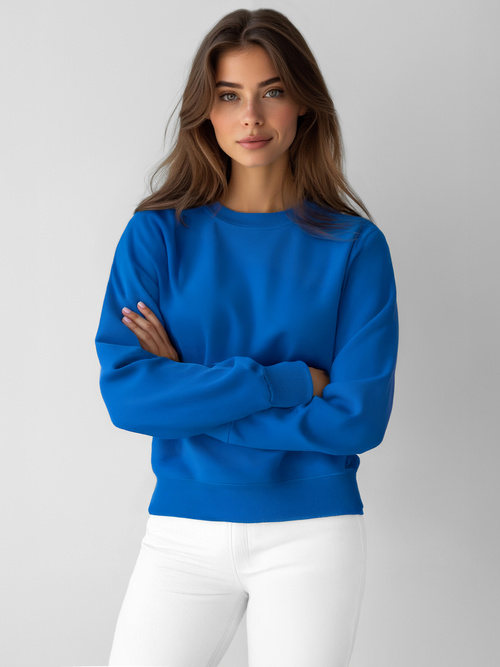 Sudadera de mujer azul OZONEE JS/W01Z