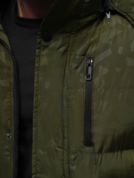 Chaqueta de hombre verde OZONEE JS/27M8109