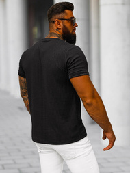 Camiseta de hombre negras OZONEE O/7766T