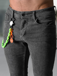 Vaqueros de hombre grafito OZONEE NB/MP0191G