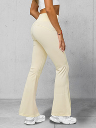 Leggings para mujer con piernas anchas crudo OZONEE JS/17K570/1