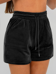 Chándal velour de mujer de negro OZONEE JS/35C1616/3