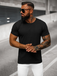 Camiseta de hombre negra OZONEE O/T1277/3