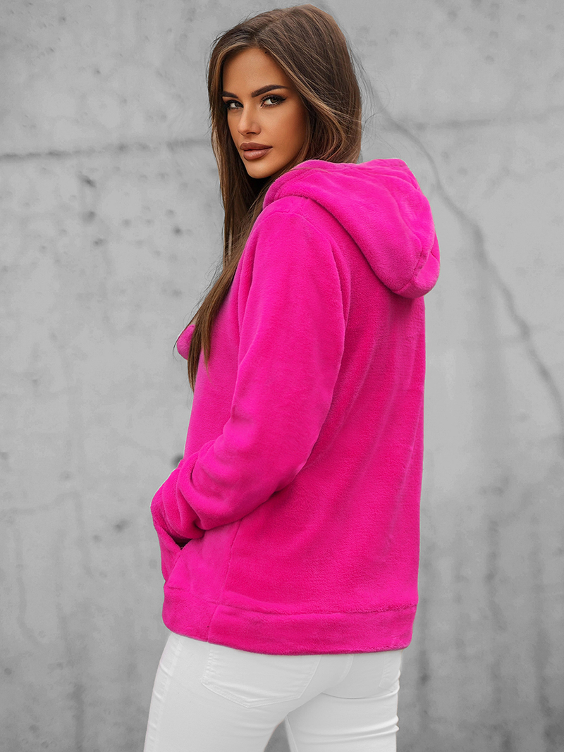 Sudadera de mujer rosa OZONEE JS/HH033/51Z