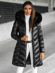 Chaqueta de mujer negro OZONEE JS/16M9100/392Z