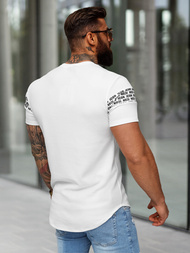 Camiseta de hombre blanca OZONEE O/B1216