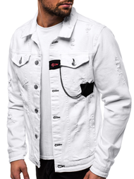 Chaqueta vaquera de hombre blanca OZONEE G/600