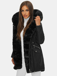 Chaqueta de mujer en negra OZONEE JS/M762/392