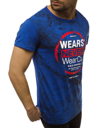 Camiseta de hombre azul OZONEE JS/SS10925