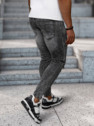 Vaqueros de hombre negras OZONEE NB/MP0069N