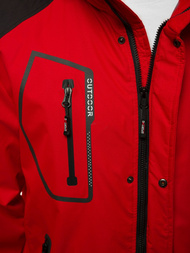 Chaqueta de hombre roja OZONEE MG/2515
