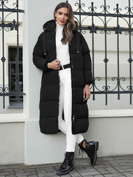 Chaqueta de mujer negra OZONEE JS/5M3163/392Z