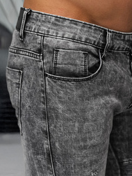 Vaqueros de hombre negras OZONEE NB/MP0069NZ