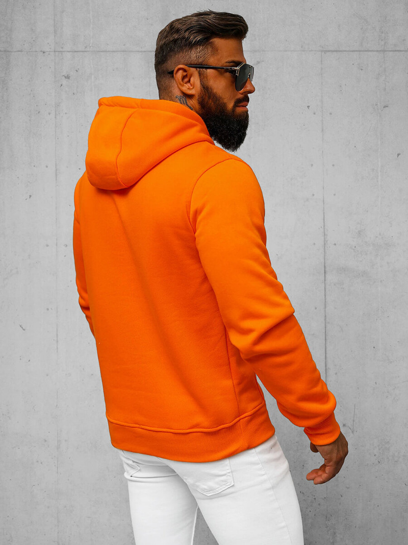 Sudadera de hombre naranja OZONEE JS/2009Z