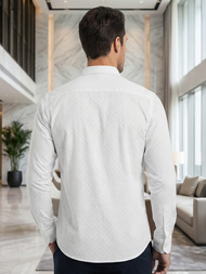 Camisa de hombre blanca OZONEE V/V185Z