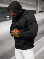 Sudadera de hombre negra OZONEE JS/27B6511/3