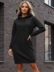 Sudadera de mujer negra OZONEE JS/YS10005/3