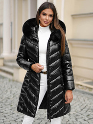 Chaqueta de mujer negro OZONEE JS/16M9100/392Z