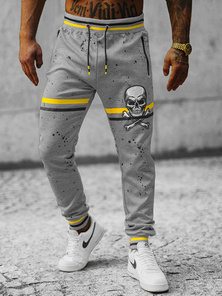 Pantalón de chándal de hombre gris OZONEE JS/K10227Z