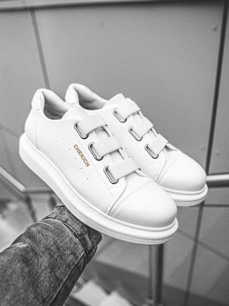 Sneakers de hombre blancos OZONEE CH/253