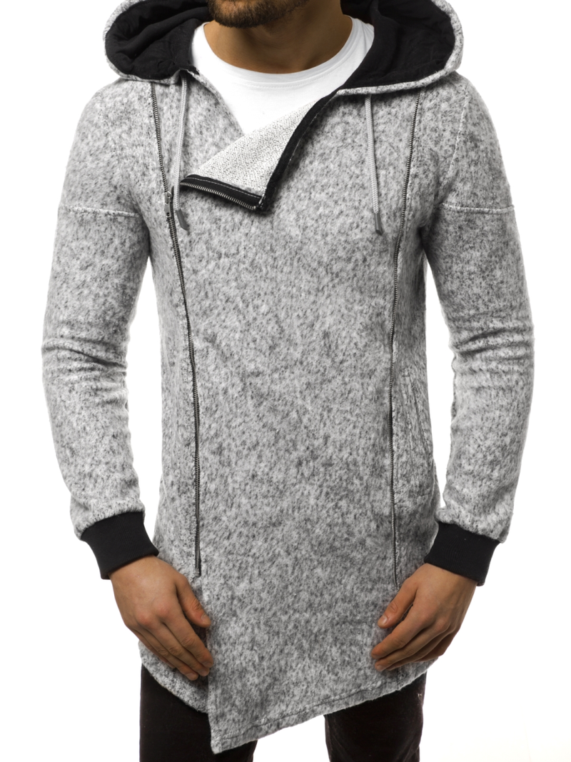 Sudadera de hombre gris OZONEE B/171693