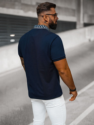 Polo de hombre azul marino OZONEE O/DA803