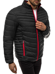 Chaqueta de hombre negra OZONEE JB/JP1137Z